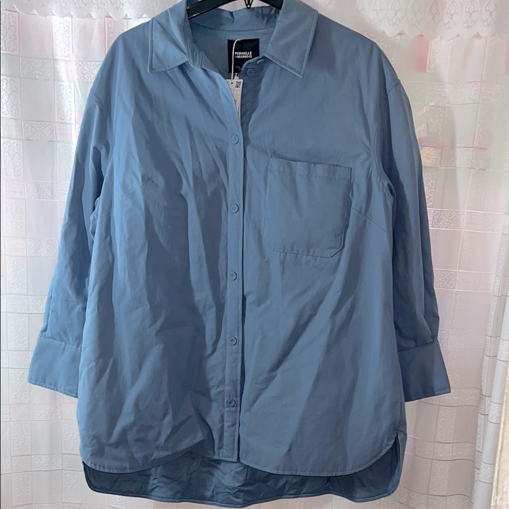 Pernille x Mango - Blue Lightweight Jacket/Coat